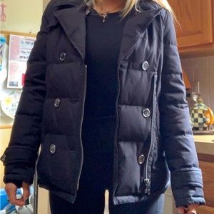 Burberry 100% Goose Down Winter Peacoat Jacket!